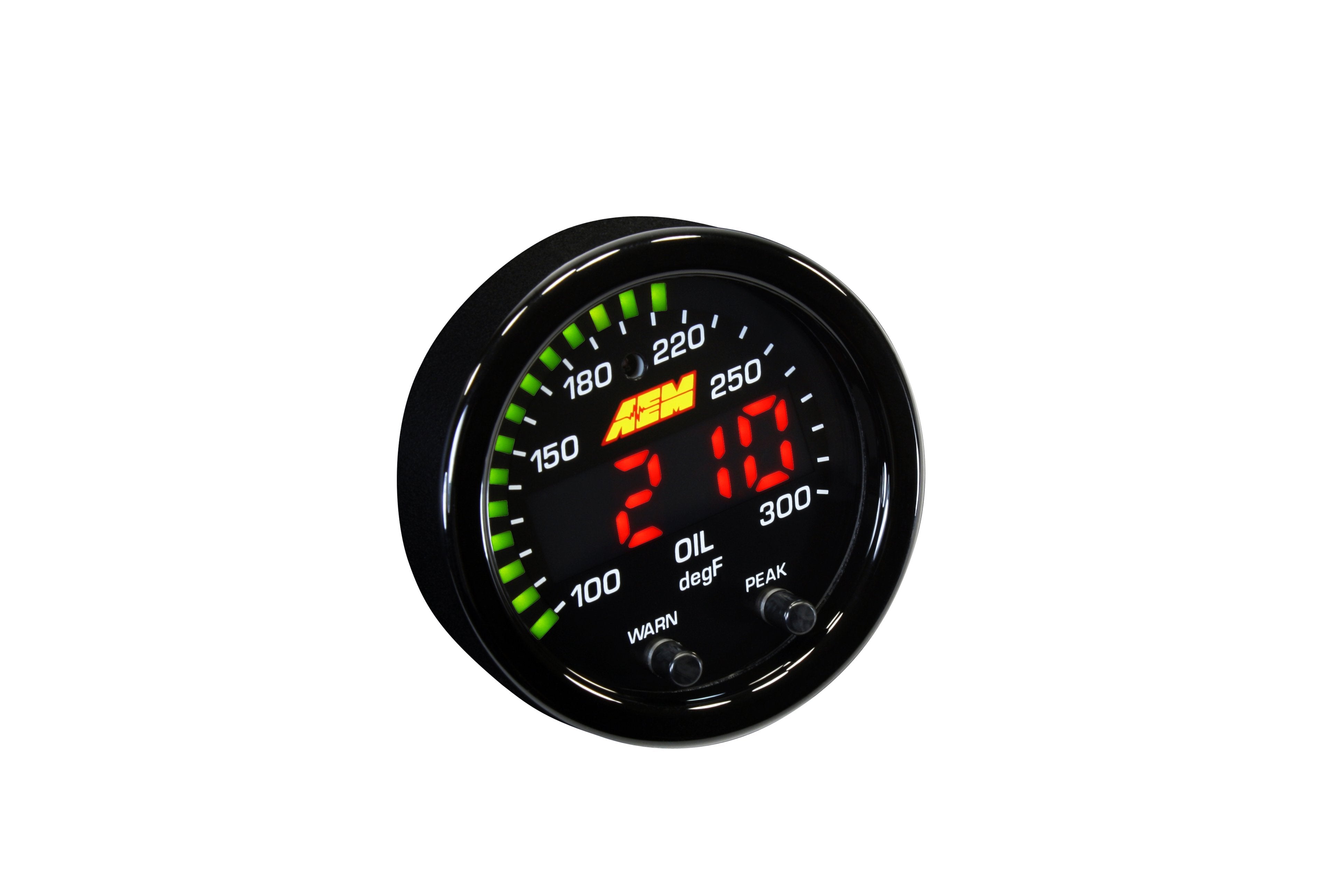 AEM X-SERIES TEMPERATURE GAUGE KIT 100-300F/40-150C 30-0302