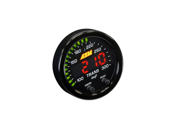 AEM X-SERIES TEMPERATURE GAUGE KIT 100-300F/40-150C 30-0302