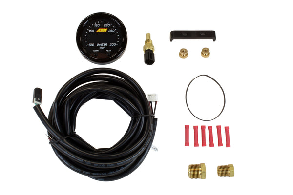 AEM X-SERIES TEMPERATURE GAUGE KIT 100-300F/40-150C 30-0302