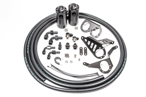 Dual Catch Can Kit, MK4 Supra, Fluid Lock