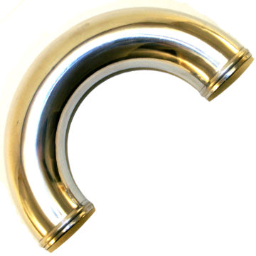 1' Mandrel Bent Aluminum 180° Bend, 3.5"