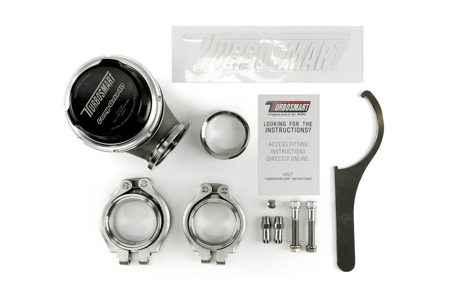 Gen4 CompGate40 7psi External Wastegate (Black)