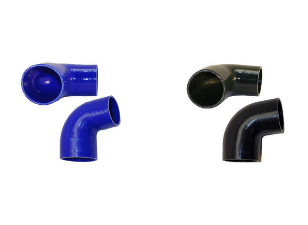 5.0" to 4.0" 90° Silicone Reducer