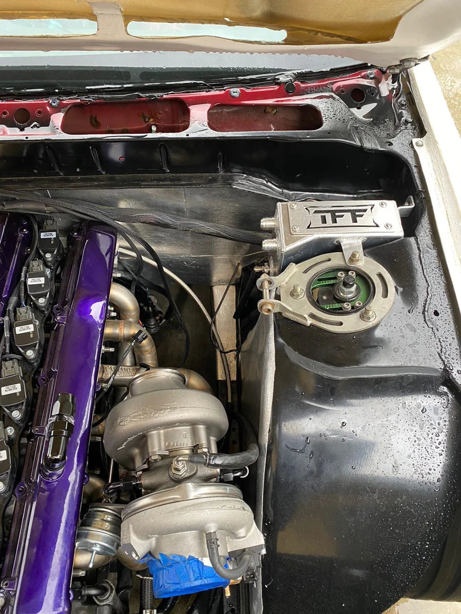 TFF Nissan 180SX / 200SX S13 RHD - Tucked Oil Catch Can