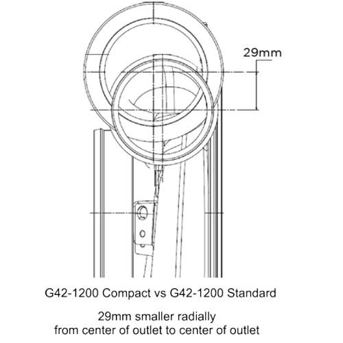 Turbo Assembly Kit, G42-1200C, T4 Divided 1.15 A/R, Compact CHS, Garrett P/N 879779-5005S GRT-TBO-J98