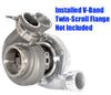 GEN2 Garrett GTX3076R Turbo with .83 A/R Garrett Twin-Scroll V-Band Turbine Housing GRT-TBO-K52