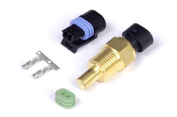 Haltech Coolant Temp Sensor 3/8 NPT 18 TPI (Incl Delphi Plug & Pins) (HT-010302)