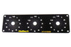 Haltech Triple Switch Panel w/Yellow & Red Knobs (HT-010508)