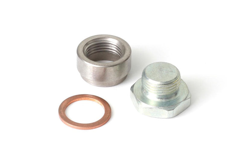 Haltech O2 Sensor Weld-On Bung w/Copper Washer & Blanking Plug M18 x1.5 (HT-010702)