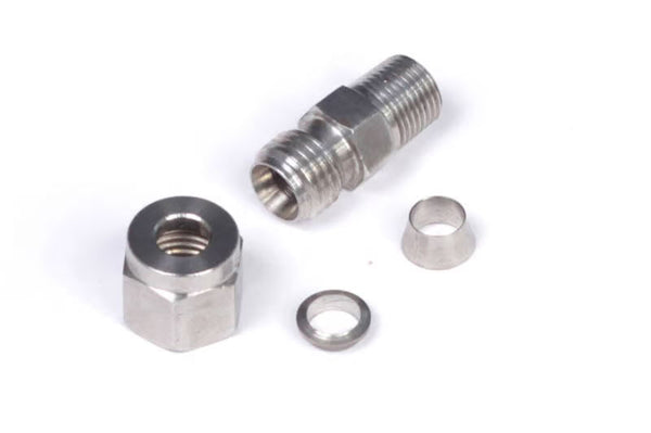 1/4" Stainless Compression Fitting Kit Thread: 1/8 NPT