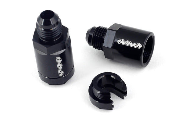 Haltech Flex Fuel Fittings 3/8 (GM Spring Lock) to -6AN Male w/Two Fittings (HT-011030)