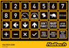Haltech CAN Keypad Label Set (HT-011500)