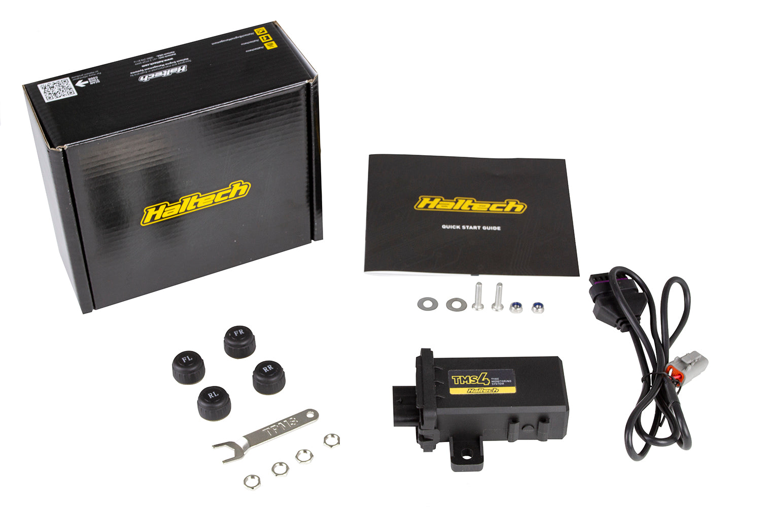 Haltech TMS-4 - Tire Monitoring System w/ External Sensors (HT-011601)