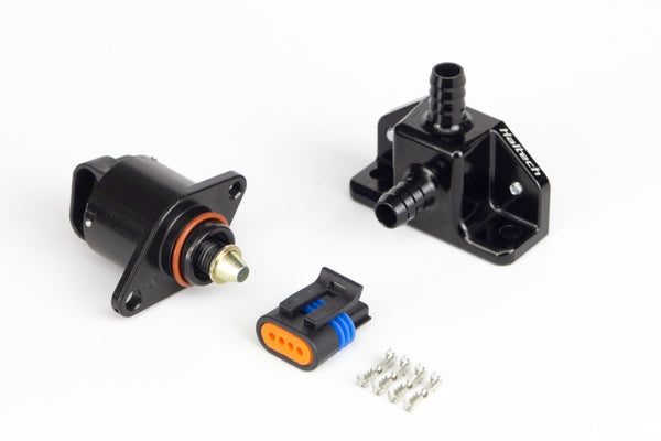 Idle Air Control Kit - Billet 2 Port Housing With 2 Screw Style Motor Diameter: 10mm (3/8")