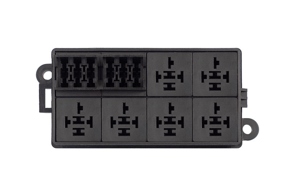 Haltech 6 Circuit Haltech Fuse Box w/Lid/Pins (HT-030102)