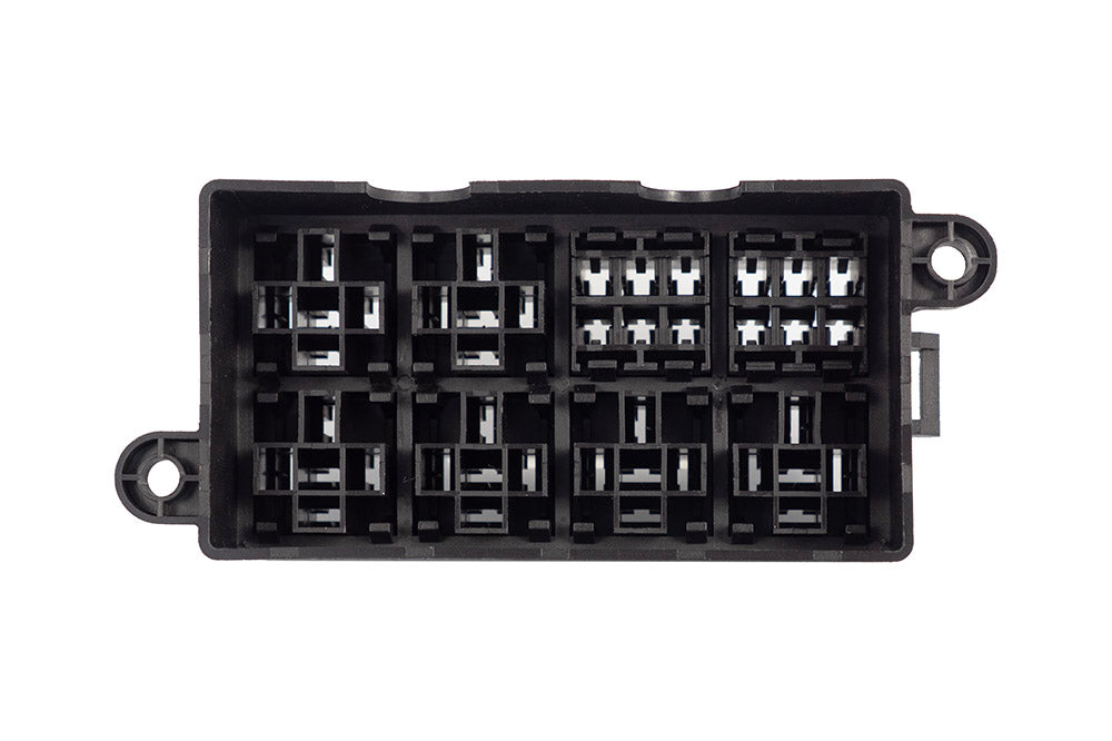 Haltech 6 Circuit Haltech Fuse Box w/Lid/Pins (HT-030102)
