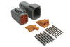 Haltech Matching Set of Deutsch DTM-6 Connectors 7.5 Amp Plug & Pins (HT-031015)