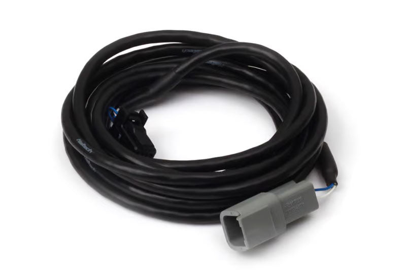 Haltech Tyco CAN Dash adaptor cable. Female Deutsch DTM-2 to 8 pin Black Tyco Length: 2.4m (96