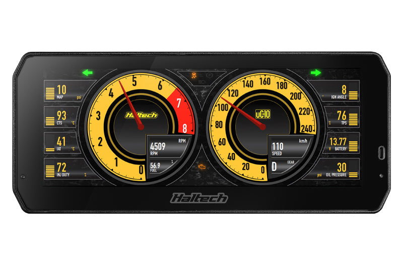 Haltech uC-10 10in Digital Dash Kit w/Cables & Accessories