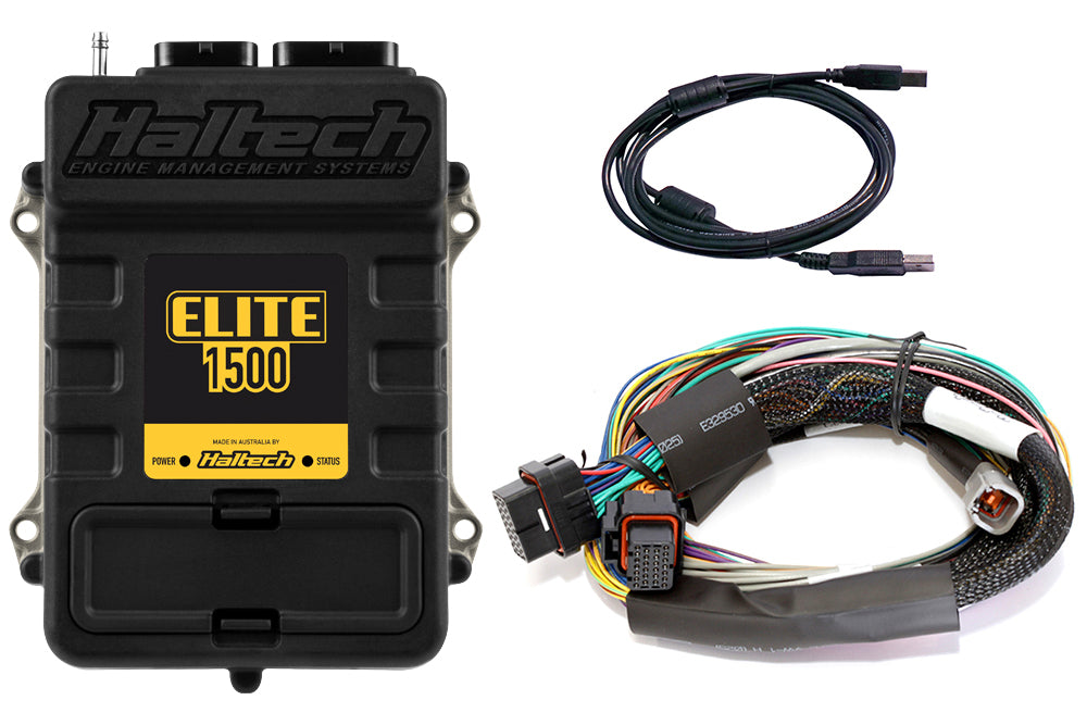 Haltech Elite 1500 + Basic Universal Wire-in Harness Kit Length: 2.5m (8') HT-150902