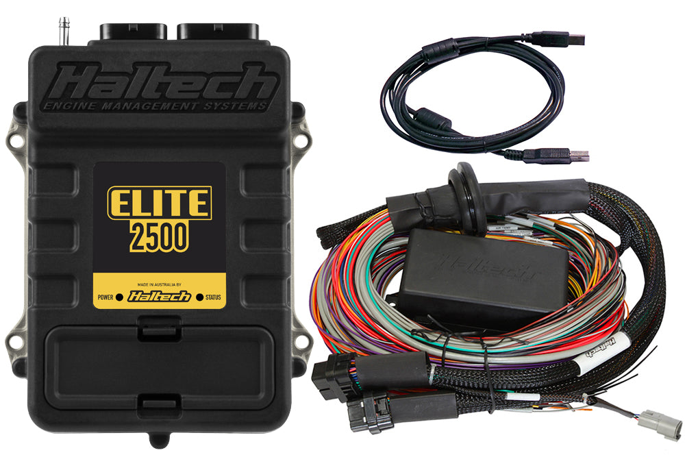 Haltech Elite 2500 Premium Universal Wire-In Harness ECU Kit - 5m (16ft)