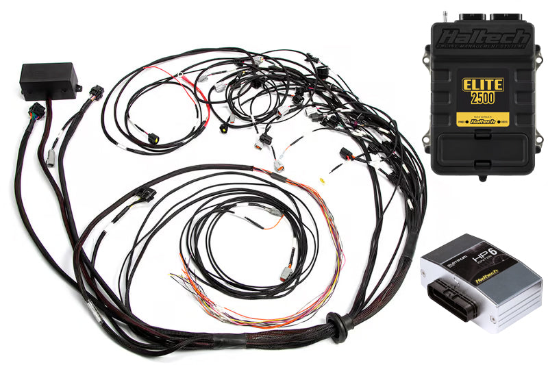 Haltech Elite 2500 Terminated Harness ECU Kit w/EV1 Injector Connectors