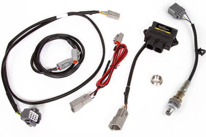 Haltech WB1 Single Channel CAN O2 Wideband Controller Kit w/NTK LZA09-E1 Sensor - 1.2M (4ft) (HT-159979)
