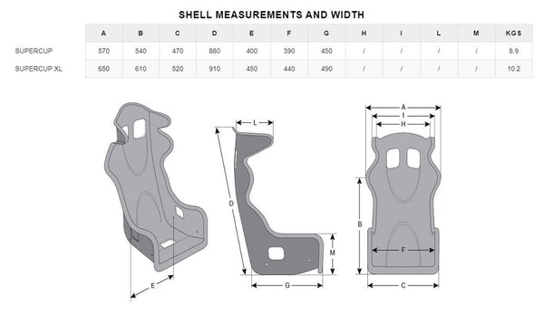 MOMO Racing Super Cup Racing Seats 1071BLK