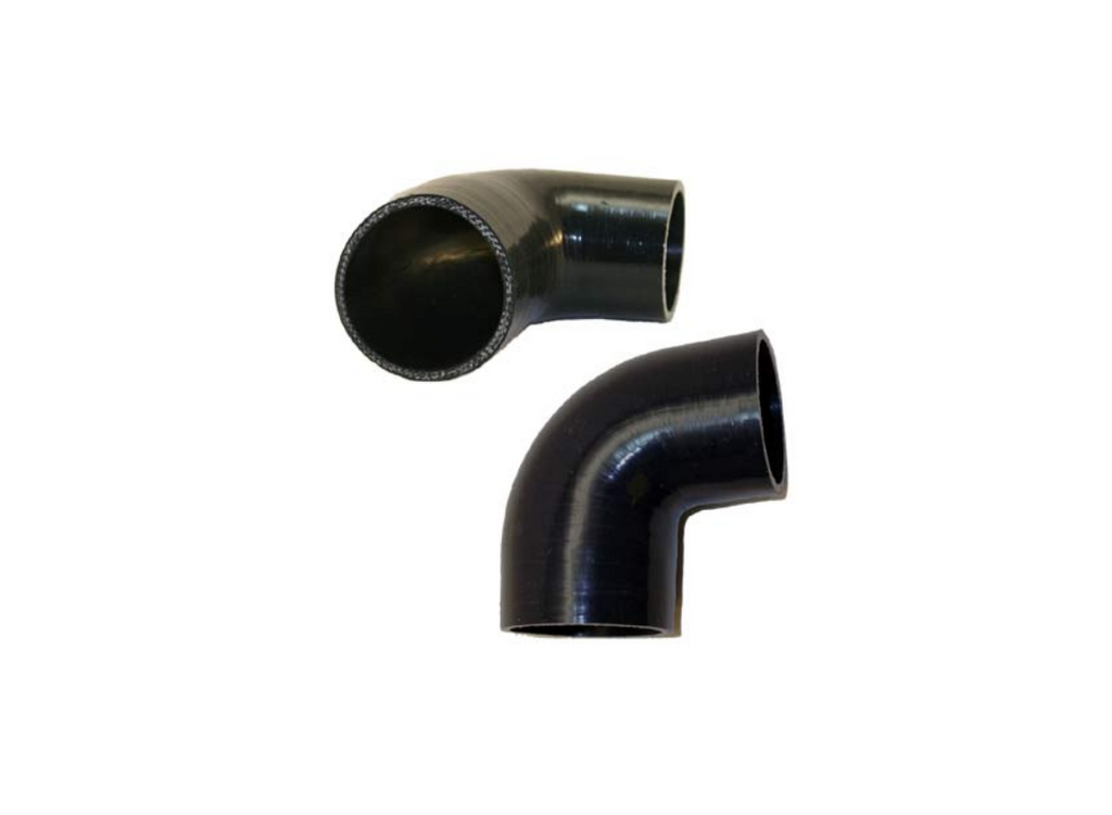 5.0" to 4.0" 90° Silicone Reducer